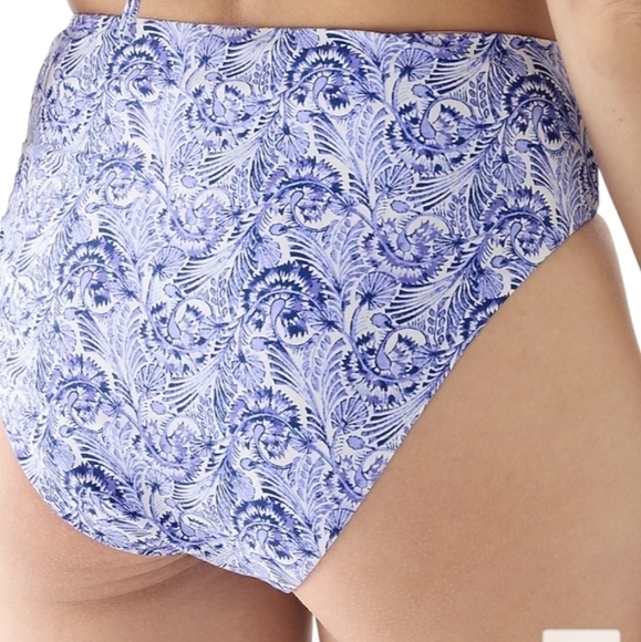 J.CREW High-rise bikini bottom in dandelion swirl NWT - Picture 7 of 7